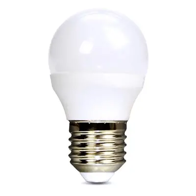 SOLIGHT LED žárovka miniglobe matná G45 4W, E27, 3000K, 340lm