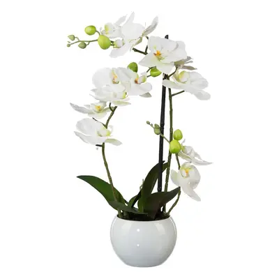 Umělá Orchidej v květináči, 42 cm