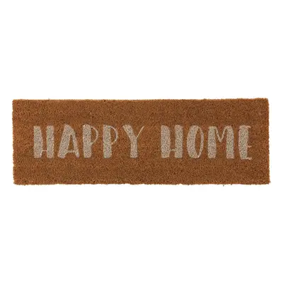 Rohožka z kokosových vláken Happy Home - 75*25*2 cm