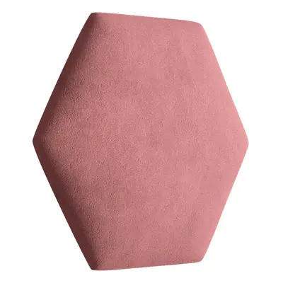 Eka Čalouněný panel Hexagon Trinity 40,5 cm x 35,3 cm - Tmavá růžová 2323