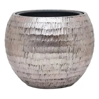 Baq Opus Hammered Globe Silver Ø 40 cm / V 32 cm