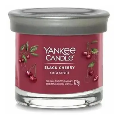 Yankee Candle vonná svíčka Signature Tumbler ve skle malá Black Cherry, 122 g