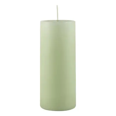 Zelená sloupová svíčka LIGHT GREEN 15 cm