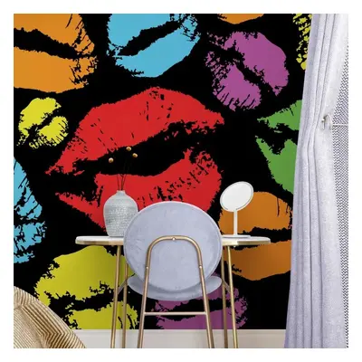 Tapeta pop art pusinky