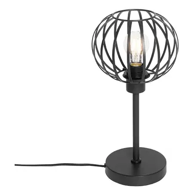 Designová stolní lampa černá - Johanna