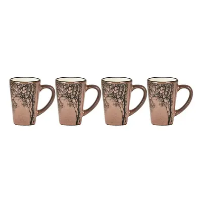 Villa Collection Hrnek na espresso se stromem Hela Dark Rose 0,1l (set 4 ks)