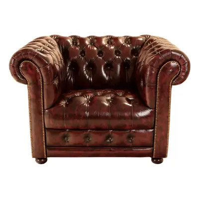 furniture-nabytek.cz - Kožené křeslo Chesterfield Manchester