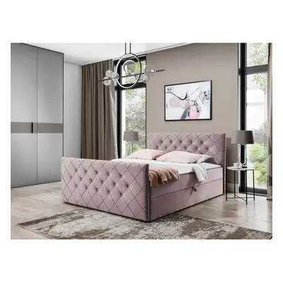 Kontinentální postel Dotan, Rozměr postele: 120x200, Barva:: Amor Velvet 4308