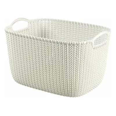 Curver Úložný box Knit 19 l, krémová