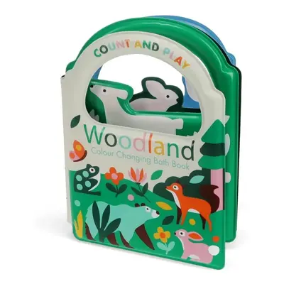 Interaktivní hračka Colour changing bath book Woodland – Rex London