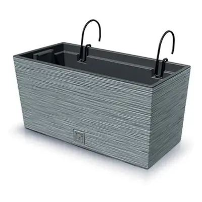 PROSPERPLAST Závěsný truhlík - FURU CASE W Rozměr: 39,5x18,5 cm, Barva: beton