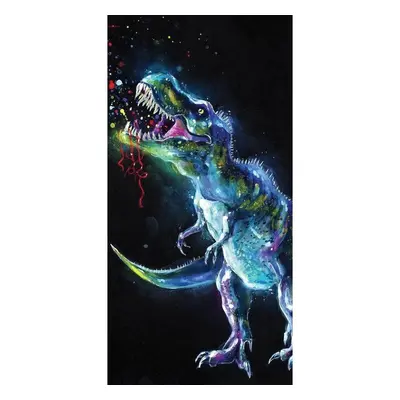 Jerry Fabrics Dětská osuška s potiskem - Dinosaurus | 70 x 140 cm