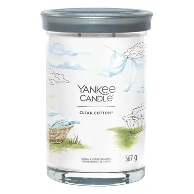 Yankee Candle vonná svíčka Tumbler ve skle velká Clean Cotton 567 g