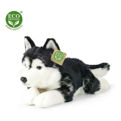 Rappa Plyšový pes husky, 36 cm ECO-FRIENDLY