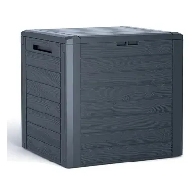 Zahradní box antracit 58,5cm 140L WOODEBOX