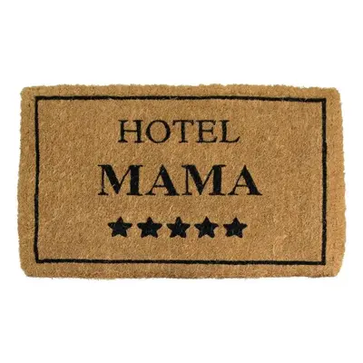 Ručně vyrobená rohožka z kokosových vláken Hotel Mama - 75*45*4cm