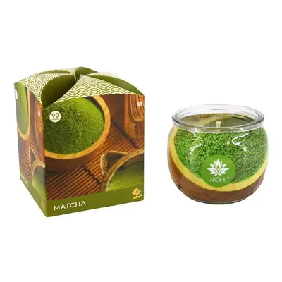 Arome Vonná svíčka ve skle Matcha, 90 g