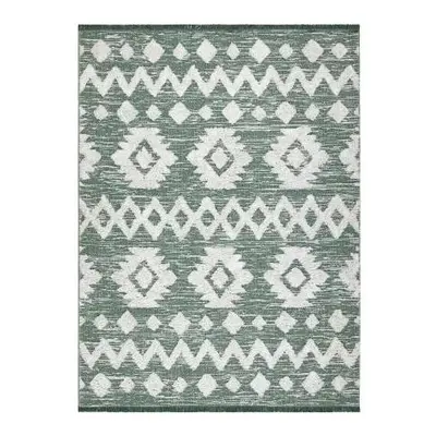 koberec ECO SISAL BOHO MOROC Etno Cik cak 22319 střapce dvě ú velikost 117x170 cm | krásné k