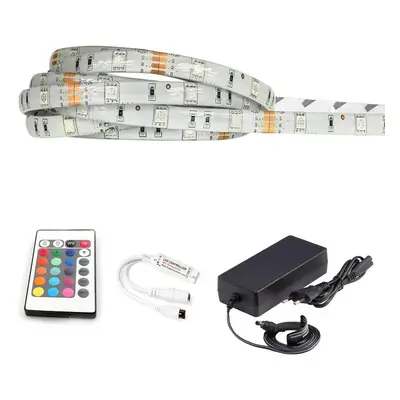 ECOLIGHT LED pásek - RGB 5050 - 5m - 30LED/m - 7,2W/m - IP65 - komplet