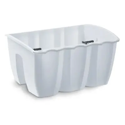 PROSPERPLAST Závěsný truhlík - CROWN Rozměr: 39,3x27,8 cm, Barva: bílá