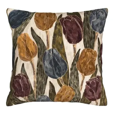 SCANquilt povlak ART NATURE tulips multi 45 x 45 cm