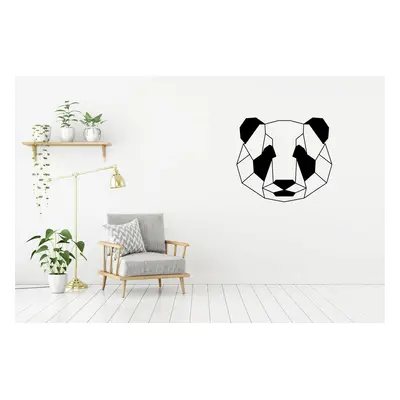 Lepy.cz Samolepka na zeď Panda - geometrická Velikost (šířka x výška): 55x48cm, Barevná varianta