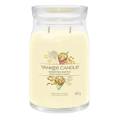 Yankee Candle vonná svíčka Signature velká Banoffee Waffle 567g