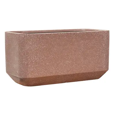 Baq Terrazzo Rounded Rectangle Mocha V 50 cm / D 100 cm