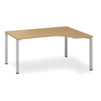 Ergonomický stůl ProOffice B 180 x 120 cm, pravý, buk