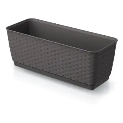 PROSPERPLAST Truhlík - RATOLLA CASE P Rozměr: 38,6x15,4 cm, Barva: umbra