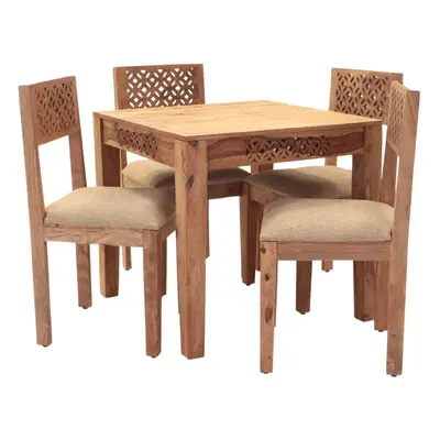 furniture-nabytek.cz - Dřevěný jídelní set pro 4 osoby z masivu palisandru