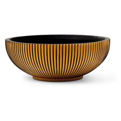 Capi Nature Groove Bowl Black Gold Ø 40 cm / V 15 cm