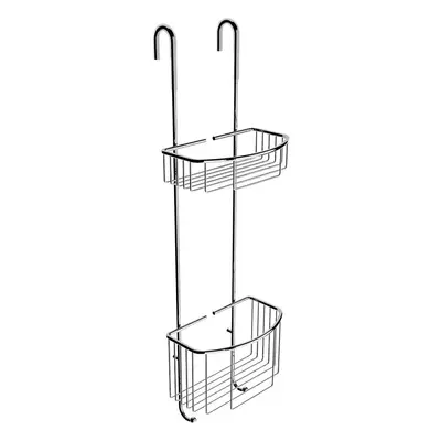 Nimco Závěsná police dvoupatrová CHROMOVÁ