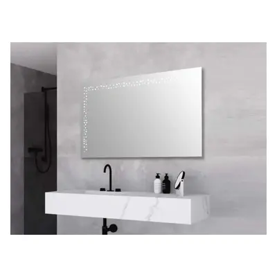 FURNIKA Koupelnové zrcadlo - SP7, 60x65 cm, LED osvětlení