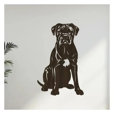 dřevo života Dřevěný obraz Cane Corso Rozměry (cm): 26x40, Zvolte barvu dekoru: Wenge