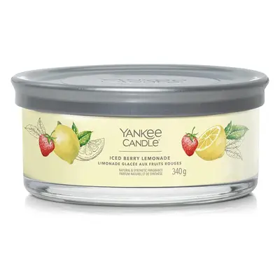 Yankee Candle vonná svíčka Signature Tumbler 5 knotů Iced Berry Lemonade 340g