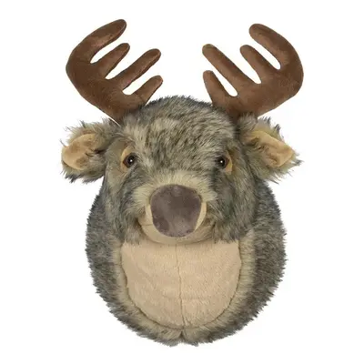 Nástěnná plyšová dekorace hlava jelen Cuddly Deer - 44*30*34cm