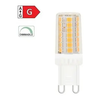 Diolamp SMD LED Capsule čirá 5W/G9/230V/4000K/420Lm/360°/Dim