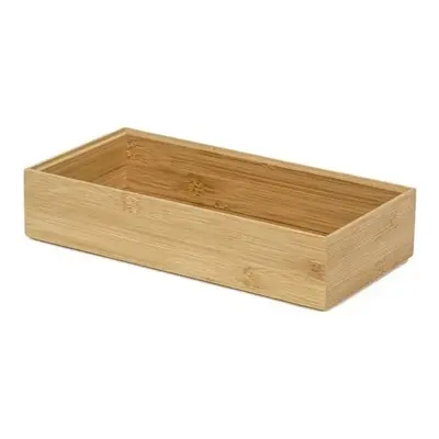 Organizér Compactor Bamboo Box, 30 x 15 x 6,35 cm, přírodní dřevo