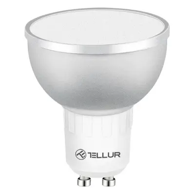 Tellur WiFi Smart LED RGB žárovka GU10, 5 W, čirá, teplá bílá