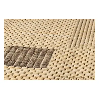 koberec SISAL FLOORLUX 20079 mais / káva velikost 140x200 cm | krásné koberce cz