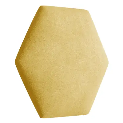 Eka Čalouněný panel Hexagon Trinity 40,5 cm x 35,3 cm - Žlutá 2318