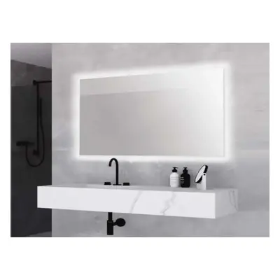 FURNIKA Koupelnové zrcadlo - SP1, 100x65 cm, LED osvětlení