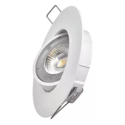 Bílé LED bodové svítidlo 5W s výklopným rámečkem Economy+ - Denní bílá - EMOS - LED lustry a sv