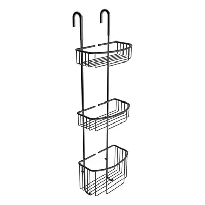 Nimco Závěsná police třípatrová černá