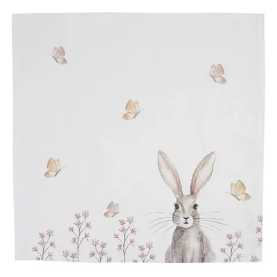 Sada 6 ks ubrousků z bavlny Rustic Easter Bunny - 40*40 cm