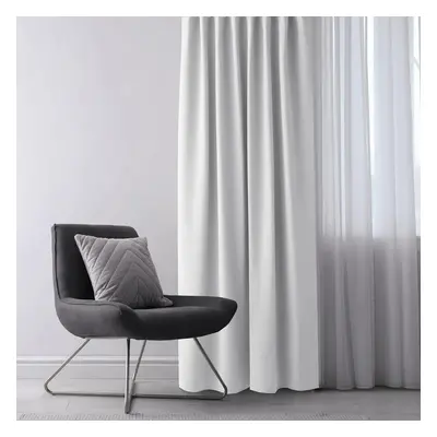 AmeliaHome Závěs Blackout EYELETS bílá, 140 x 245 cm