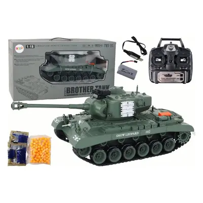 LEAN Toys Tank na dálkové ovládání Snow Leopard