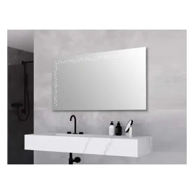 FURNIKA Koupelnové zrcadlo - SP7, 80x65 cm, LED osvětlení