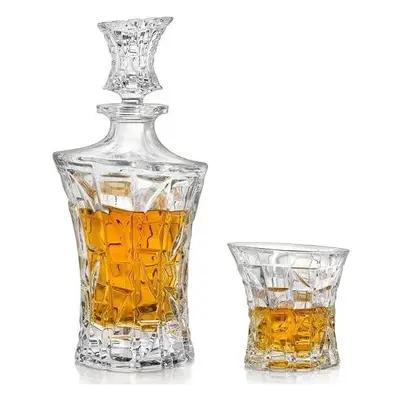 Crystal Bohemia PATRIOT whisky set (1+2)